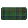 Green And Blue Stewart Tartan Print Towel