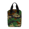 Green And Brown Camouflage Print Bible Tote Bag