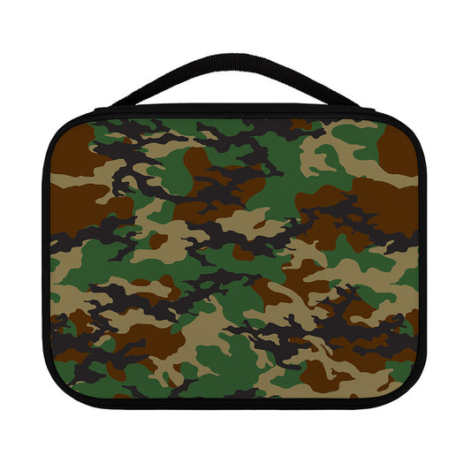 Green And Brown Camouflage Print Classic Bible Case