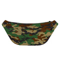 Green And Brown Camouflage Print Fanny Pack