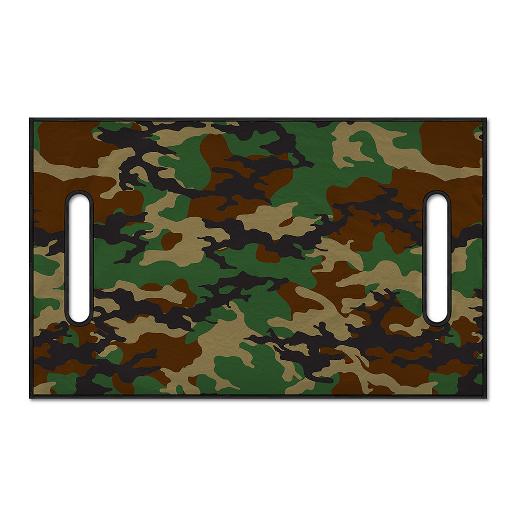 Green And Brown Camouflage Print Golf Cart Seat Cover