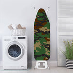 Green And Brown Camouflage Print Ironing Board Cover