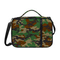 Green And Brown Camouflage Print Shoulder Strap Bible Bag