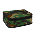 Green And Brown Camouflage Print Small Lunch Bag