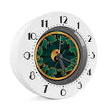 Green And Gold Chinese Zodiac Print Alarm Clock