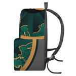 Green And Gold Chinese Zodiac Print Backpack
