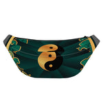 Green And Gold Chinese Zodiac Print Fanny Pack