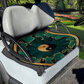 Green And Gold Chinese Zodiac Print Golf Cart Seat Cover