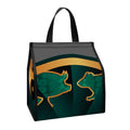 Green And Gold Chinese Zodiac Print Insulated Lunch Tote
