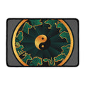 Green And Gold Chinese Zodiac Print Kitchen Mat