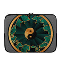 Green And Gold Chinese Zodiac Print Laptop Sleeve