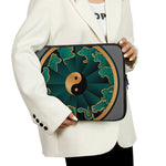 Green And Gold Chinese Zodiac Print Laptop Sleeve