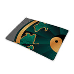 Green And Gold Chinese Zodiac Print Pet Cooling Mat Cover
