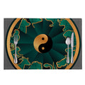 Green And Gold Chinese Zodiac Print Placemat