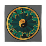 Green And Gold Chinese Zodiac Print Silk Bandana