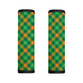 Green And Orange Buffalo Plaid Print Handle Covers