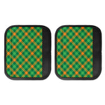 Green And Orange Buffalo Plaid Print Handle Covers