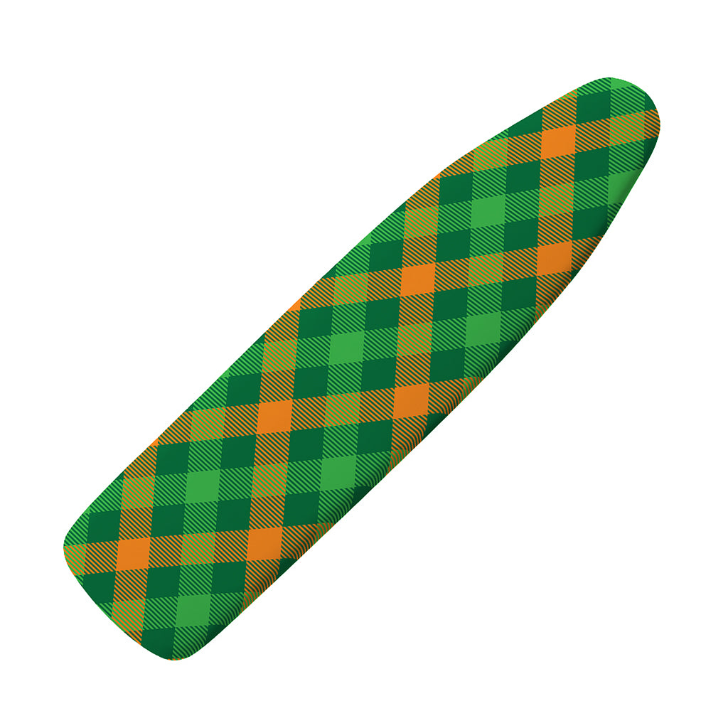 Green And Orange Buffalo Plaid Print Ironing Board Cover