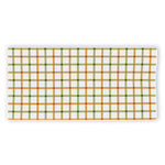 Green And Orange Tattersall Print Beach Towel