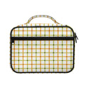 Green And Orange Tattersall Print Briefcase Bible Bag