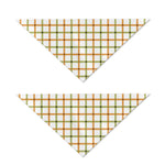 Green And Orange Tattersall Print Dog Bandana