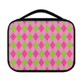 Green And Pink Argyle Pattern Print Classic Bible Case