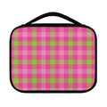Green And Pink Buffalo Plaid Print Classic Bible Case