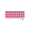 Green And Pink Buffalo Plaid Print Extended Mouse Pad