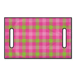 Green And Pink Buffalo Plaid Print Golf Cart Seat Cover