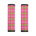 Green And Pink Buffalo Plaid Print Handle Covers
