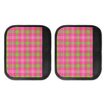 Green And Pink Buffalo Plaid Print Handle Covers
