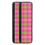 Green And Pink Buffalo Plaid Print Refrigerator Handle Covers