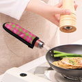 Green And Pink Buffalo Plaid Print Skillet Handle Cover