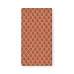 Green And Pink Cannabis Leaf Print Baby Crib Sheet