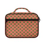 Green And Pink Cannabis Leaf Print Briefcase Bible Bag