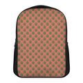 Green And Pink Cannabis Leaf Print Casual Backpack