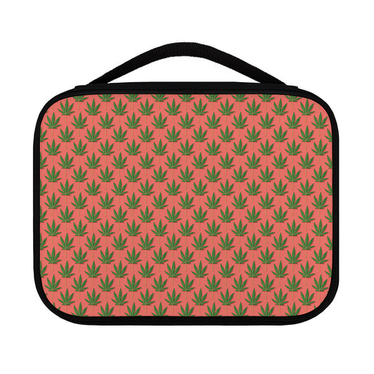 Green And Pink Cannabis Leaf Print Classic Bible Case