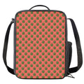 Green And Pink Cannabis Leaf Print Crossbody Lunch Bag