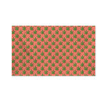 Green And Pink Cannabis Leaf Print Polyester Flag
