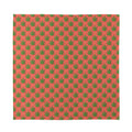 Green And Pink Cannabis Leaf Print Silk Bandana
