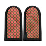 Green And Pink Cannabis Leaf Print Skillet Handle Cover
