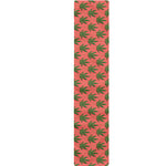 Green And Pink Cannabis Leaf Print Table Runner