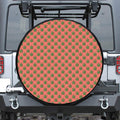 Green And Pink Cannabis Leaf Print Tire Cover