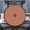 Green And Pink Cannabis Leaf Print Tire Cover With Camera Hole