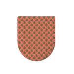 Green And Pink Cannabis Leaf Print Toilet Lid Cover
