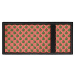 Green And Pink Cannabis Leaf Print Trifold Wallet