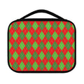 Green And Red Argyle Pattern Print Classic Bible Case