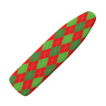 Green And Red Argyle Pattern Print Ironing Board Cover