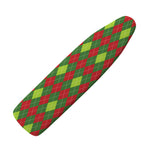 Green And Red Christmas Argyle Print Ironing Board Cover