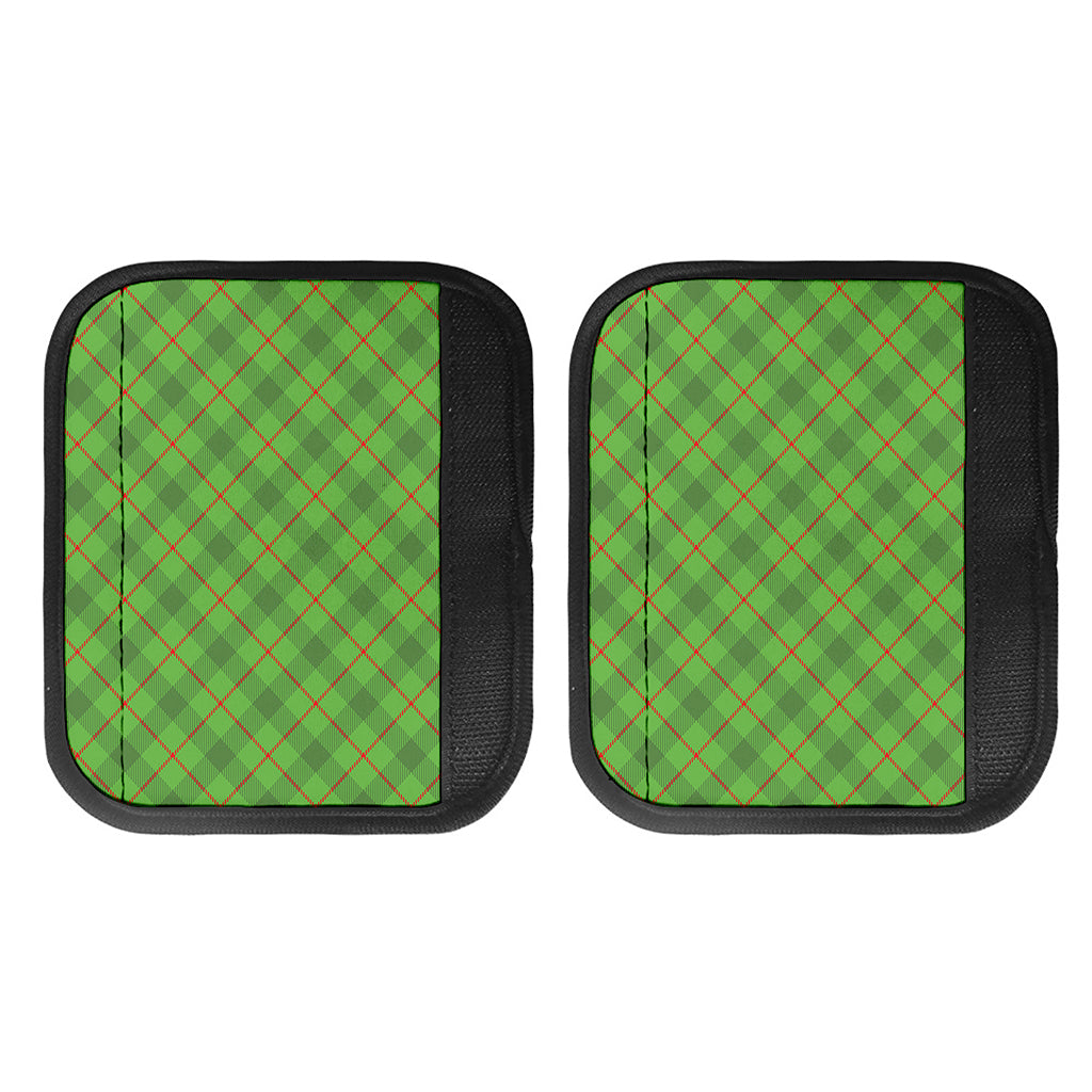 Green And Red Plaid Pattern Print Handle Covers